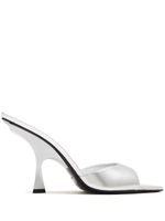 The Attico mules Ester 95 mm - Argent - thumbnail