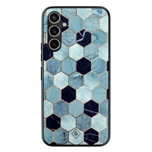 Samsung Galaxy A15 hoesje - Blue cubes