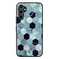 Samsung Galaxy A15 hoesje - Blue cubes - thumbnail