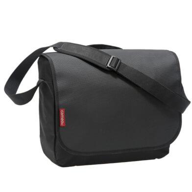 Newlooxs New looxs messenger cameo schoudertas - zwart, polyester, klittenband, 12l, 38x29x11cm, waterafstotend