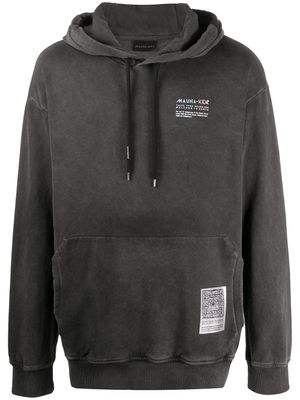 Mauna Kea sweat à capuche à logo - Gris