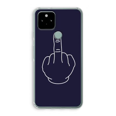 F**k U: Google Pixel 5 Transparant Hoesje