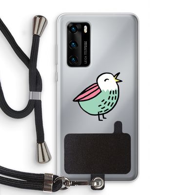 Birdy: Huawei P40 Transparant Hoesje met koord