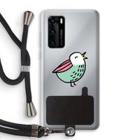 Birdy: Huawei P40 Transparant Hoesje met koord