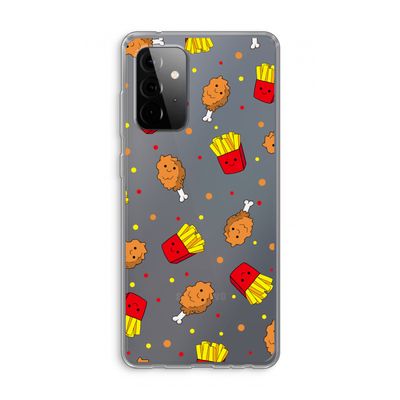Chicken 'n Fries: Samsung Galaxy A72 Transparant Hoesje