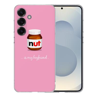 TPU Hoesje Samsung Galaxy S25 - Hoesje Nut Boyfriend Backcover TPU Hoesje Samsung Galaxy S25 - Hoesje Nut Boyfriend Backcover