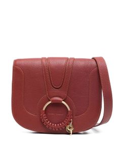 See by Chloé sac à bandoulière Hana en cuir - Rouge