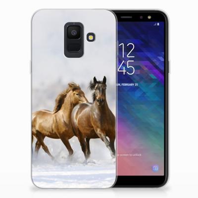 Samsung Galaxy A6 (2018) | TPU Hoesje | Paarden