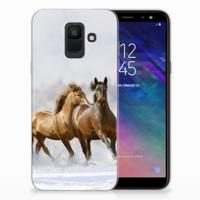 Samsung Galaxy A6 (2018) | TPU Hoesje | Paarden