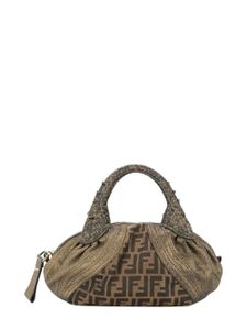 Fendi Pre-Owned sac à main Spy Zucca - Marron