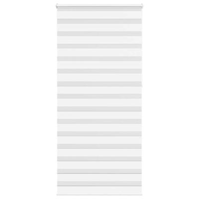 VidaXL Zebra rolgordijn 95x230 cm stofbreedte 90,9 cm polyester wit