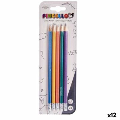 Potlood Set Multicolour Taart Hout (12 Stuks)