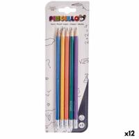 Potlood Set Multicolour Taart Hout (12 Stuks)