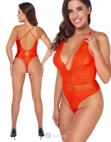 * COTTELLI Neon Koraal Body Met Kant, CC2644681 - thumbnail