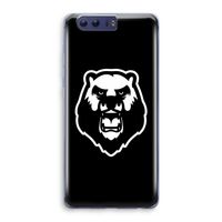 Angry Bear (black): Honor 9 Transparant Hoesje