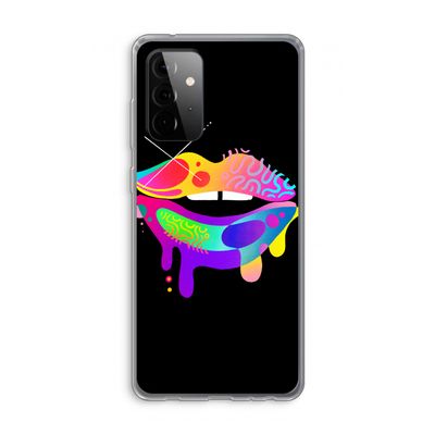 Lip Palette: Samsung Galaxy A72 Transparant Hoesje