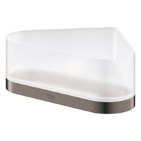 GROHE Selection Douchetray - 17x17x20x8.5cm - hoekmodel - wandmontage - brushed hard graphite 41038al0