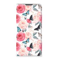 Motorola Moto G52 | Moto G82 Smart Cover Butterfly Roses