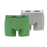 Puma 2-pack basic boxershorts - amazon groen