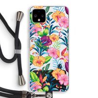 Tropisch 2: Pixel 4 XL Transparant Hoesje met koord