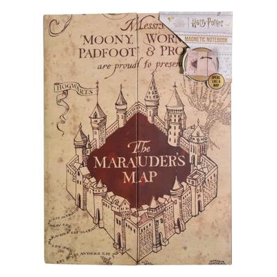 Harry Potter Marauders&apos;s Map Notitieboek met Magnetische sluiting
