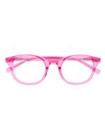 Saint Laurent Eyewear lunettes de vue à monture ronde transparente - Rose