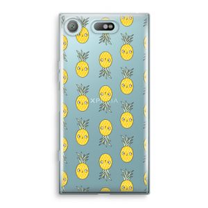 Ananas: Sony Xperia XZ1 Compact Transparant Hoesje