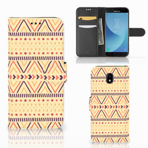 Samsung Galaxy J5 2017 Telefoon Hoesje Aztec Yellow