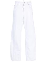 DSQUARED2 jean Candy Bull à coupe droite - Blanc