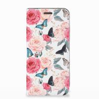 Motorola Moto E5 Play Smart Cover Butterfly Roses