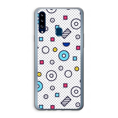 8-bit N°9: Samsung Galaxy A20s Transparant Hoesje