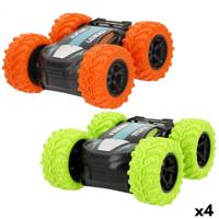 Politiewagen op Afstandsbediening Speed & Go 15 x 7 x 15 cm (4 Stuks)