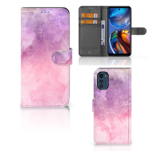 Hoesje Motorola Moto E32 | Moto E32s Pink Purple Paint