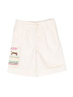 Kenzo Kids short à logo brodé - Tons neutres - thumbnail