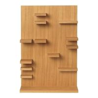 ferm LIVING Parade Wandplank - H 60 cm - Oiled Oak