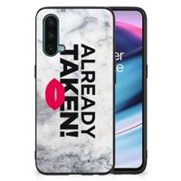 OnePlus Nord CE 5G | Telefoon Hoesje | met tekst Already Taken White