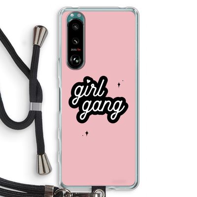 Girl Gang: Sony Xperia 5 III Transparant Hoesje met koord
