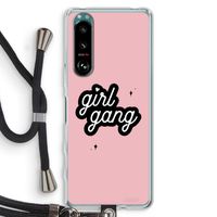 Girl Gang: Sony Xperia 5 III Transparant Hoesje met koord