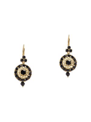 Dolce & Gabbana puces d'oreilles en or jaune 18ct ornée de saphir
