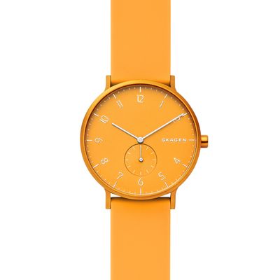 Horlogeband Skagen SKW6510 Silicoon Geel 20mm