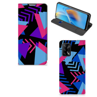 OPPO A74 4G Stand Case Funky Triangle