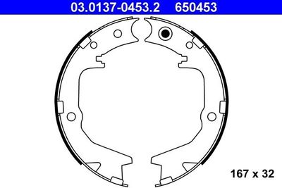 Remschoenset, parkeerrem 03013704532