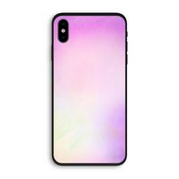 Flow mist pastel: iPhone XS Biologisch afbreekbaar hoesje