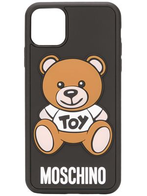 Moschino coque d'iPhone 11 Pro Macx Teddy Bear - Noir