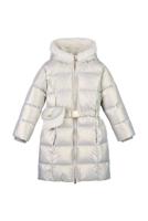 Le Chic winter winterjas meisjes - zilver - Bodhi - furry tas