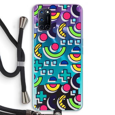 8-bit N°6: Oppo A52 Transparant Hoesje met koord