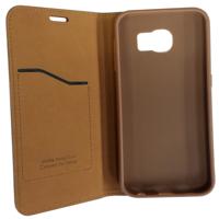 Leren hoesje Galaxy S6 lichtbruin