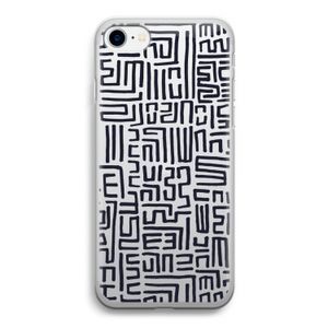Moroccan Print: iPhone SE 2020 Transparant Hoesje