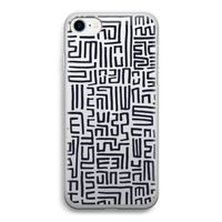 Moroccan Print: iPhone SE 2020 Transparant Hoesje