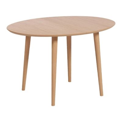 Kave Home Oqui eettafel uitschuifbaar 120/200x90 cm eiken fineer